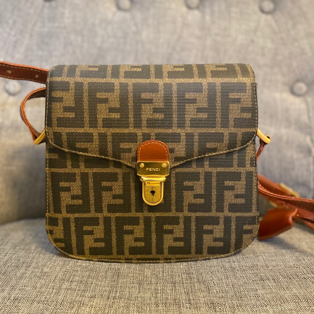 ❌SOLD❌Fendi vintage zucca box crossbody bag